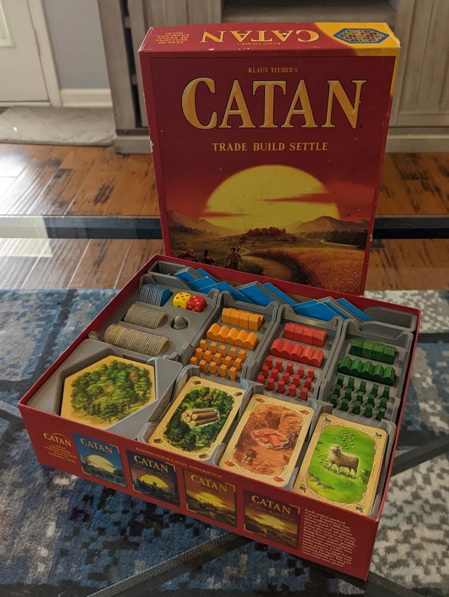 Inserts for Catan Base Game - Supports 5-6 Player Expansion