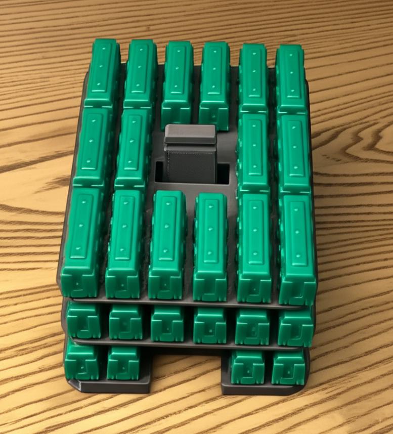 Ticket To Ride America Train Organizer - Using Solar Power and Sustainable Material and a HiTech Bambu Lab Printer Setup