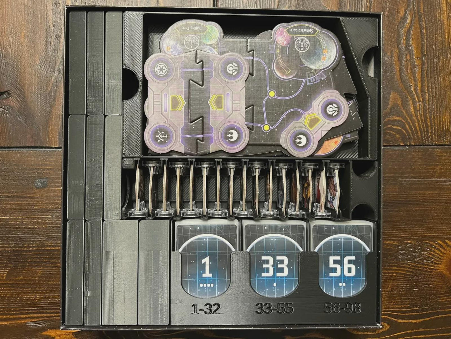 Star Wars Outer Rim Organizer β 3D Printed Insert for Base Game + Unfinished Business Expansion, Eco-Friendly Studio - KreativLayers