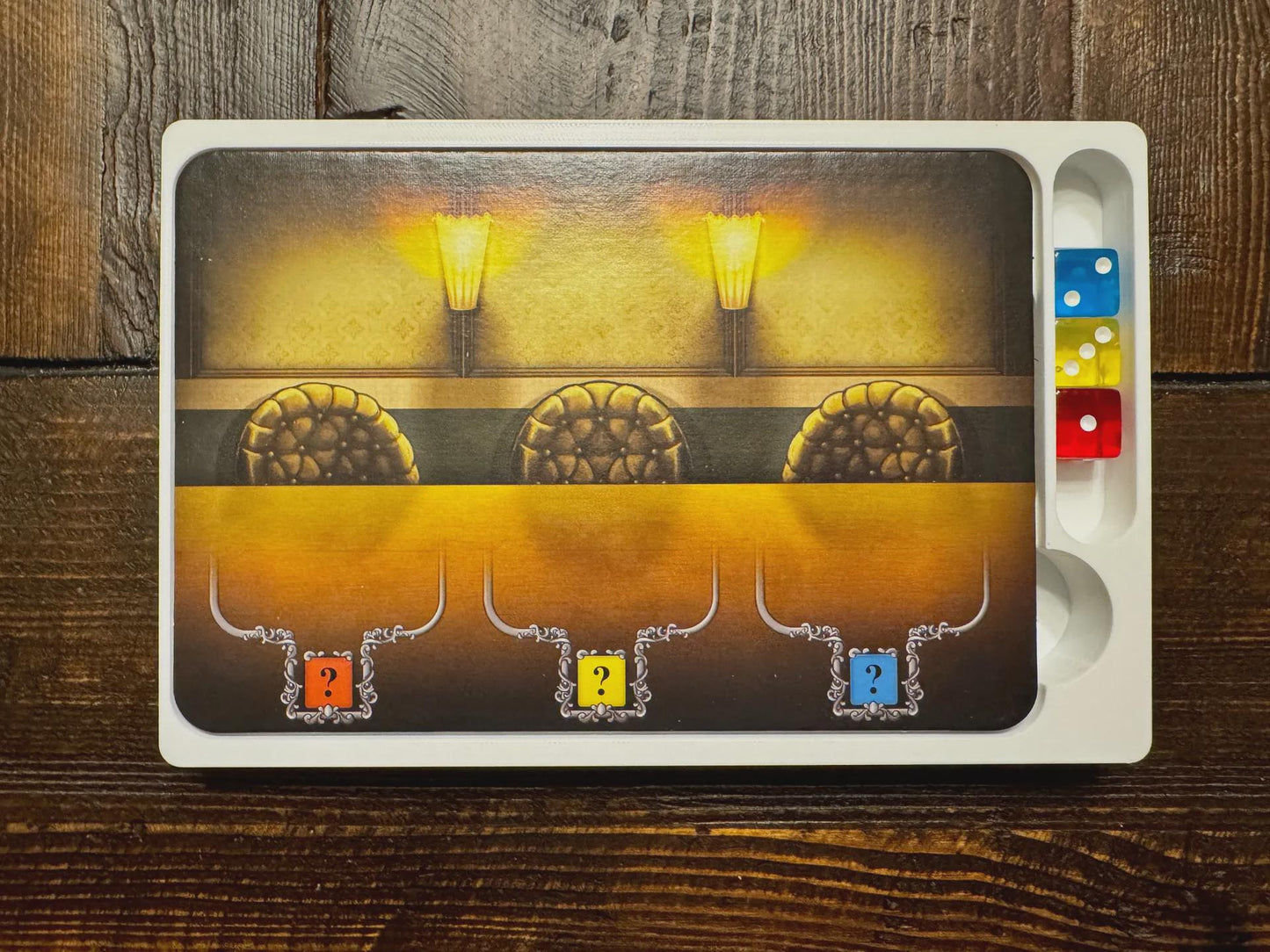 Grand Austria Hotel and Let's Waltz Insert / Organizer - Holds Meeple Source Food Upgrades Made using Solar Power