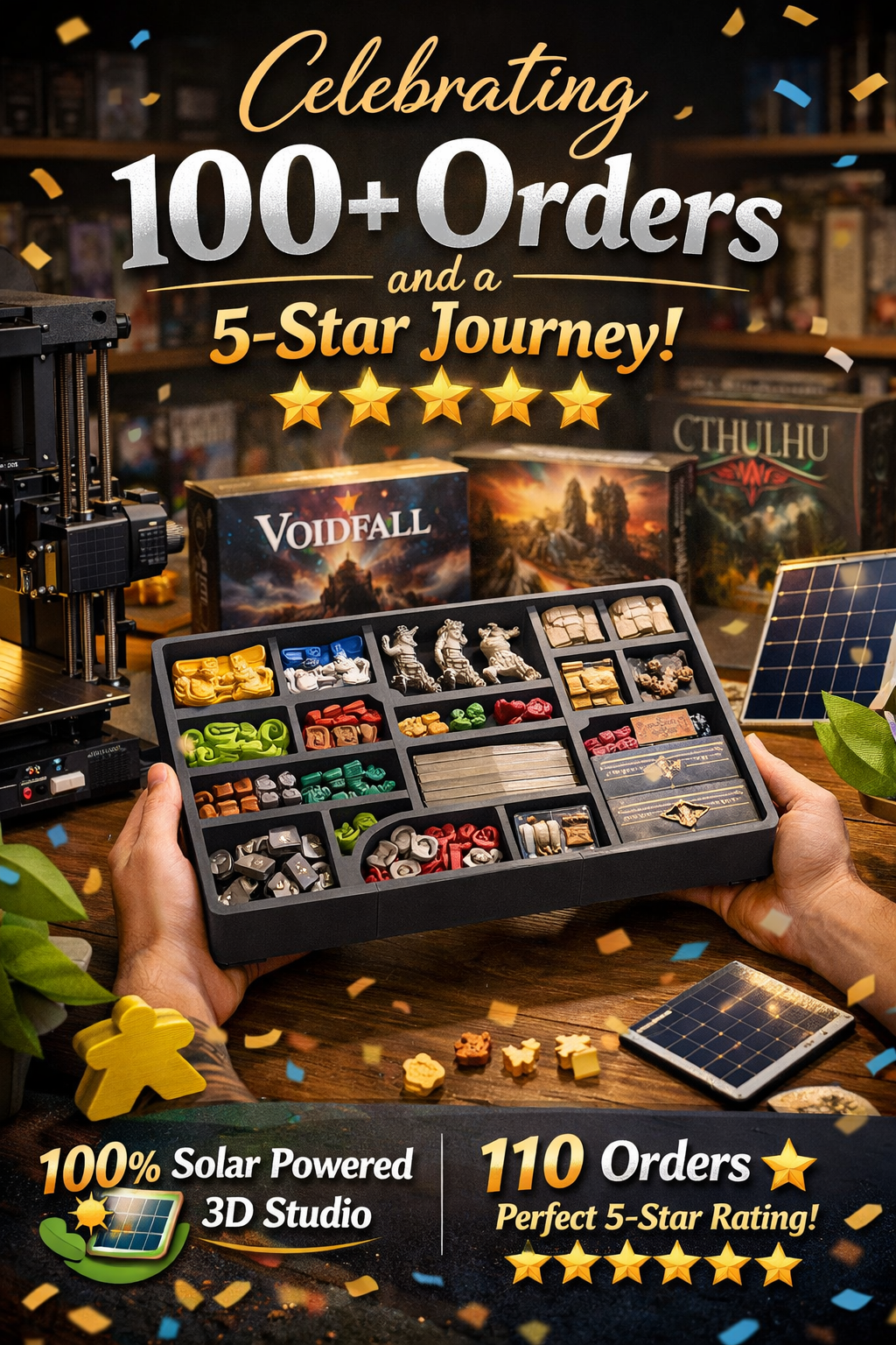 Celebrating 100+ Orders and a 5-Star Journey