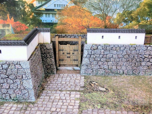 Samurai Castle Walls Set Game Terrain