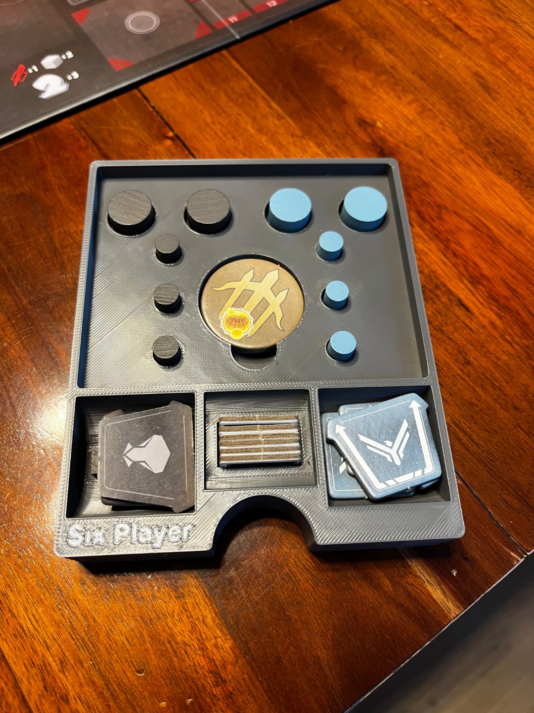 Dune Imperium Uprising board game organizer by KreativLayers, featuring compartments for tokens and game components.