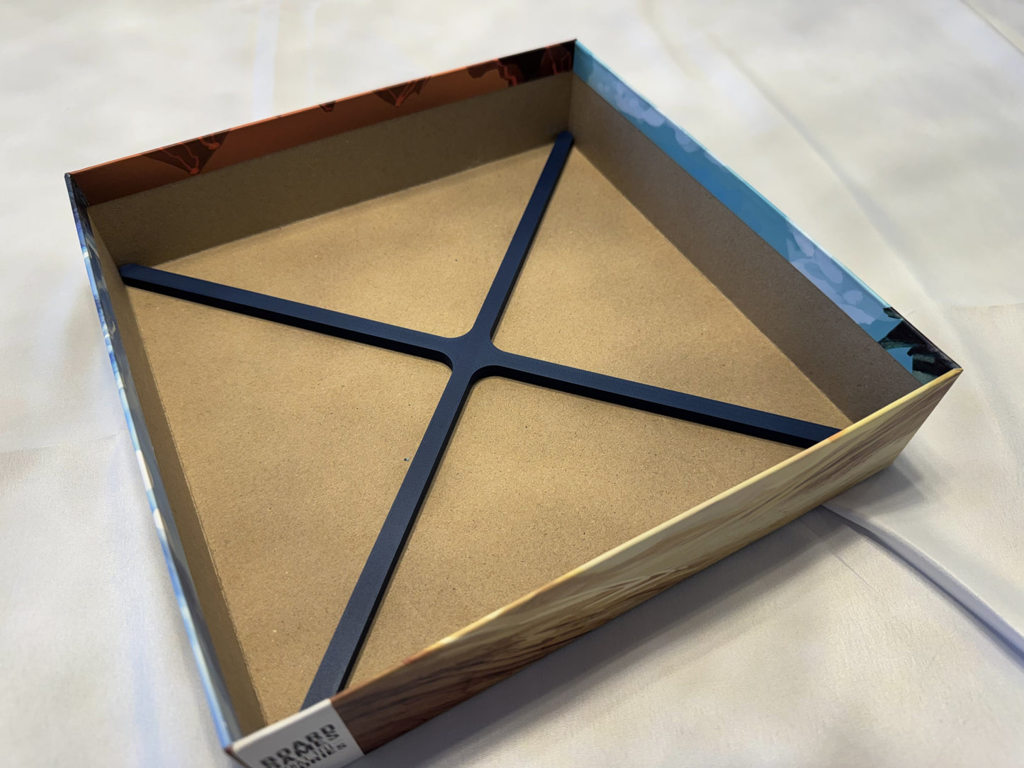 Board game organizer for Age of Galaxy (Second Edition) by KreativLayers, featuring custom compartments and a sleek design.