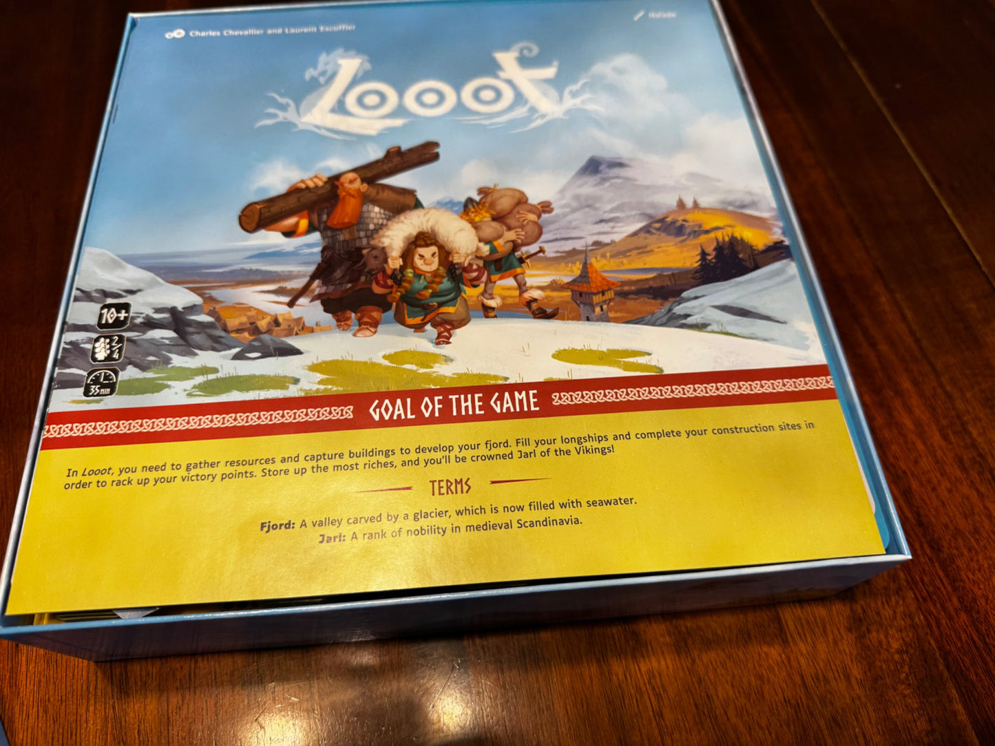 KreativLayers Looot Game Insert, a detailed board game organizer with compartments for game pieces and cards.