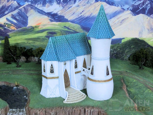 High Elf House & Tower Game Terrain