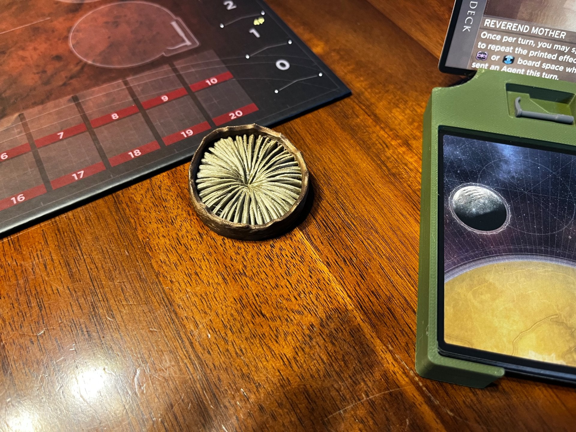 Dune Imperium Uprising board game organizer by KreativLayers, featuring custom compartments for game components.