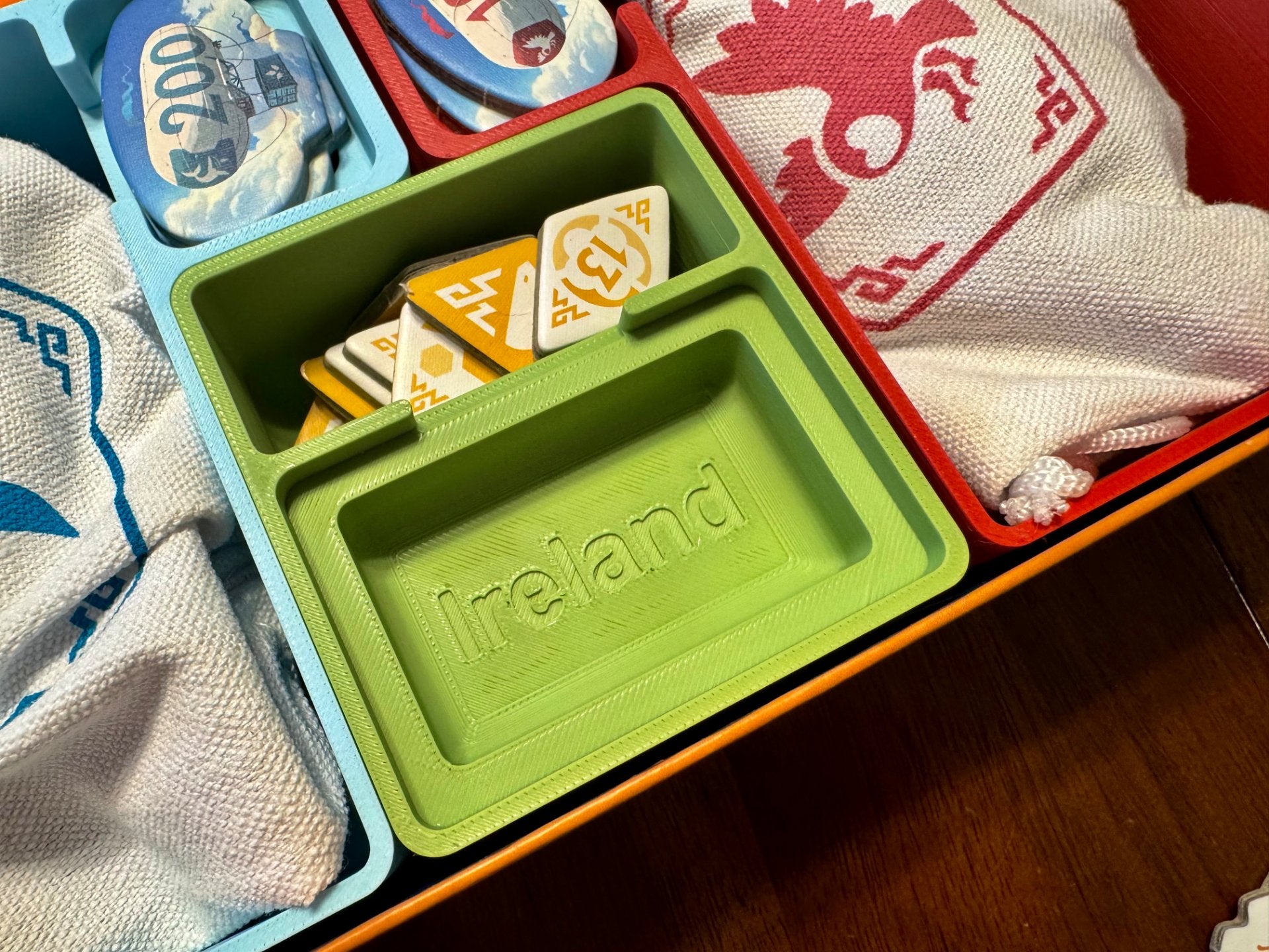 KreativLayers Rebirth Board Game Insert, organized components and compartments for efficient gameplay storage.