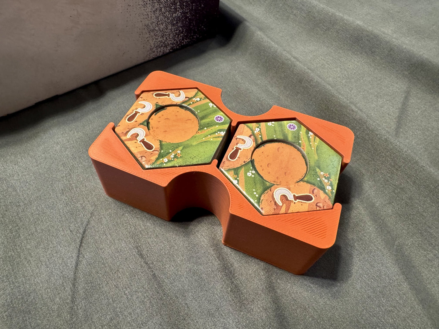 KreativLayers Click A Tree Board Game Organizer with compartments for game pieces and cards.