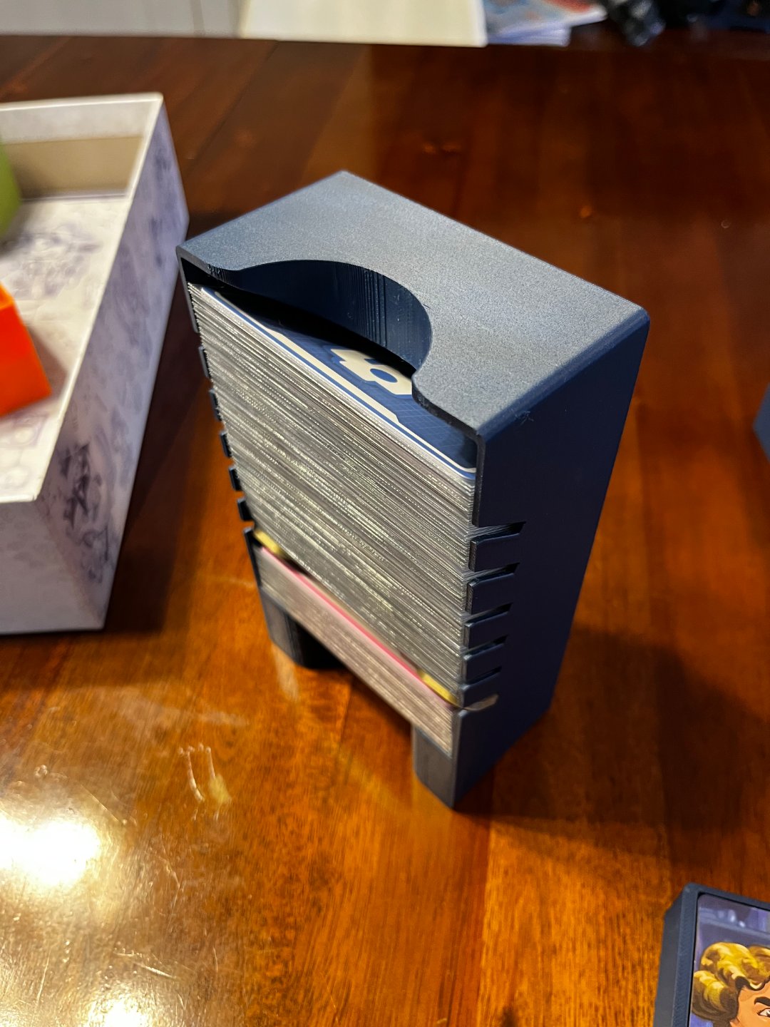 KreativLayers Raising Robots Deluxe Organizer for board game components with compartments and a sleek design.