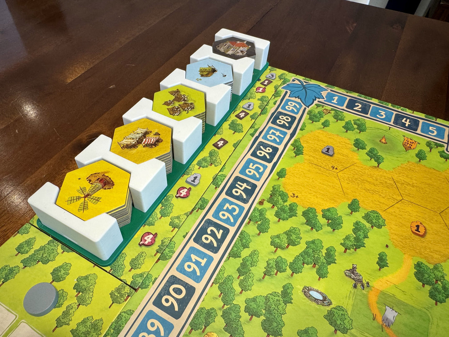 Emberleaf Game Insert by KreativLayers, showcasing organized board game components in a sturdy, custom design.