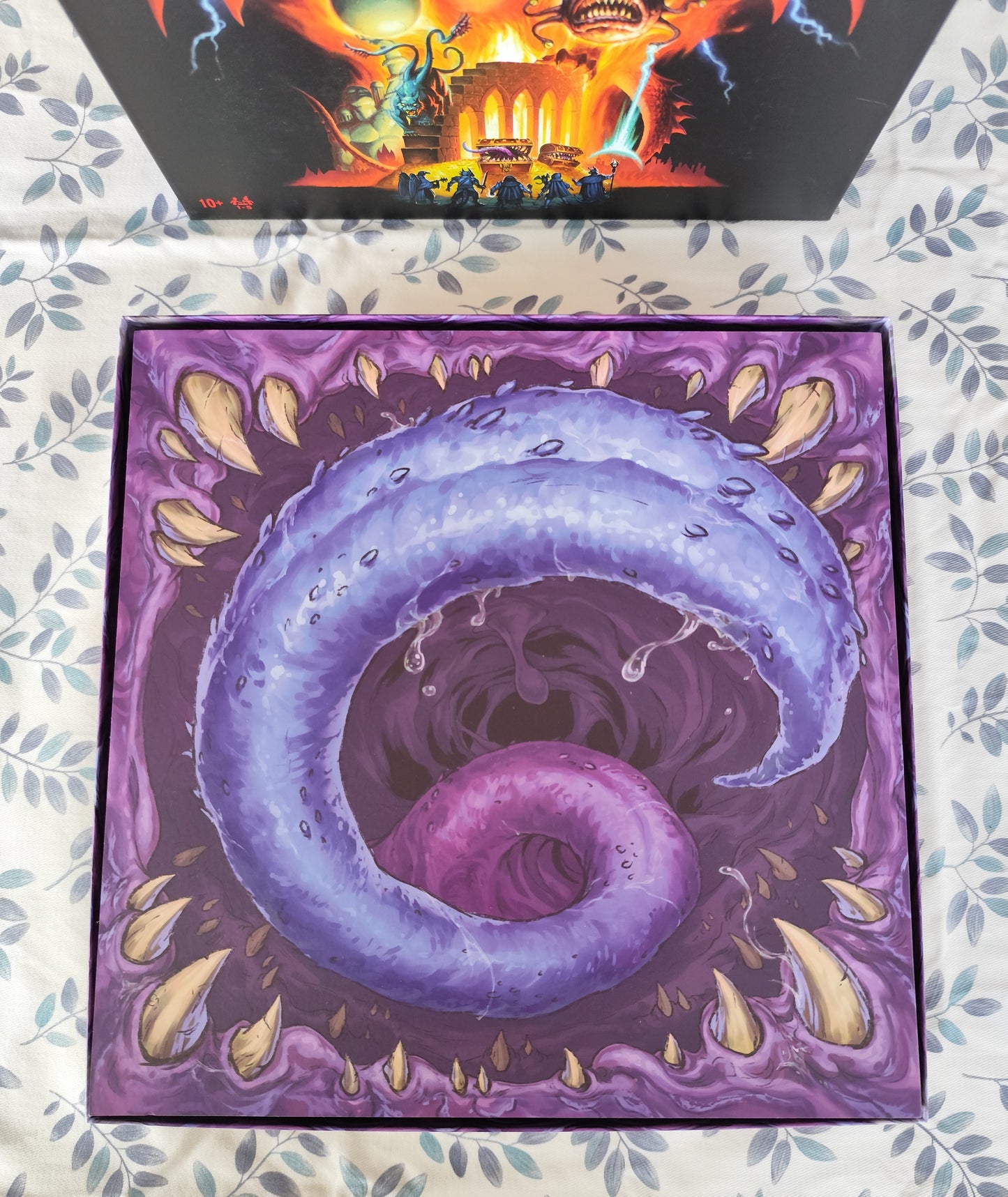 Horrified Dungeons & Dragons board game organizer by KreativLayers, featuring compartments for game pieces and cards.