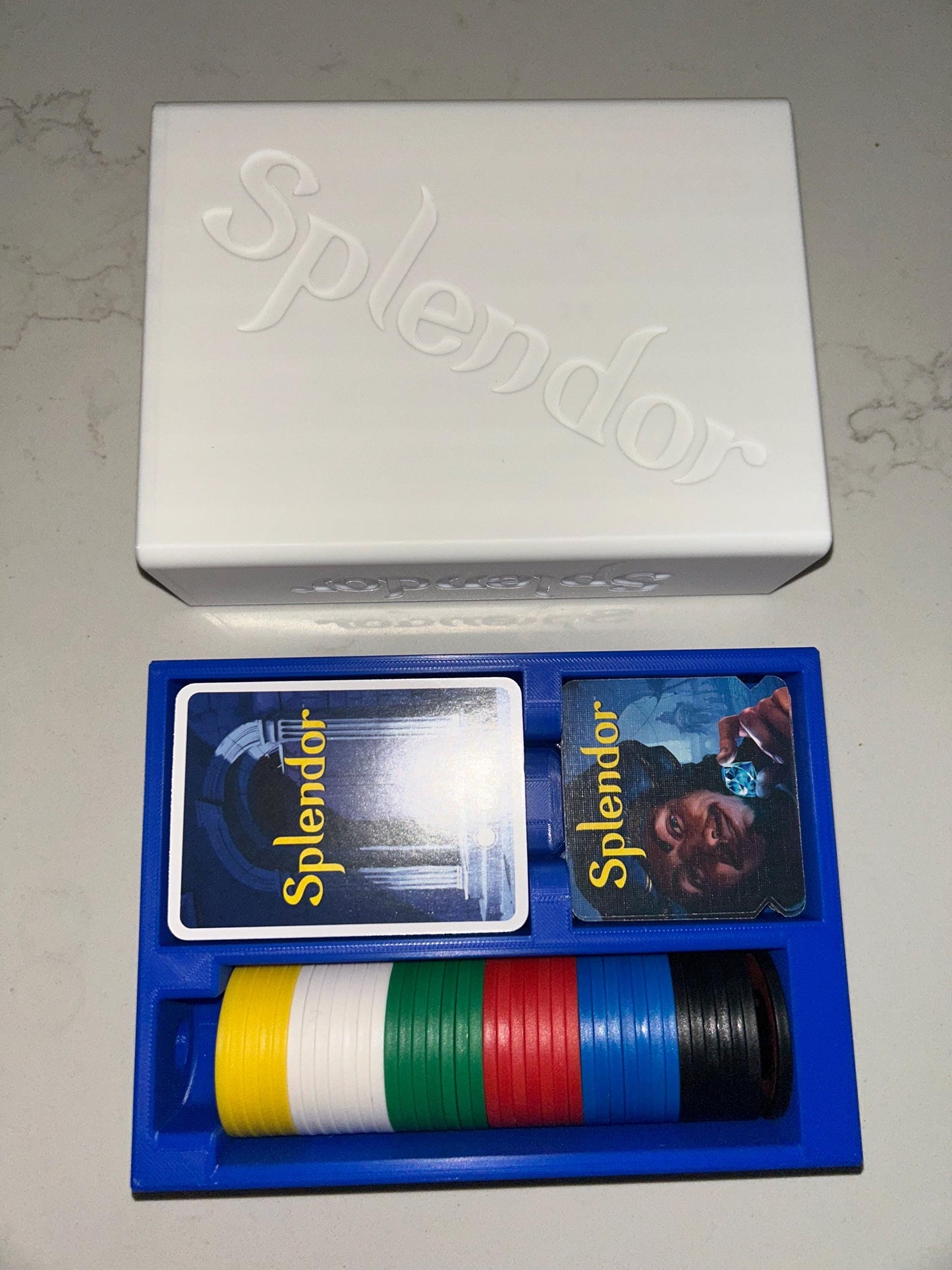 Splendor Game Organizer - Compact Travel Box for Splendor - Eco Friendly 3D Printing Studio