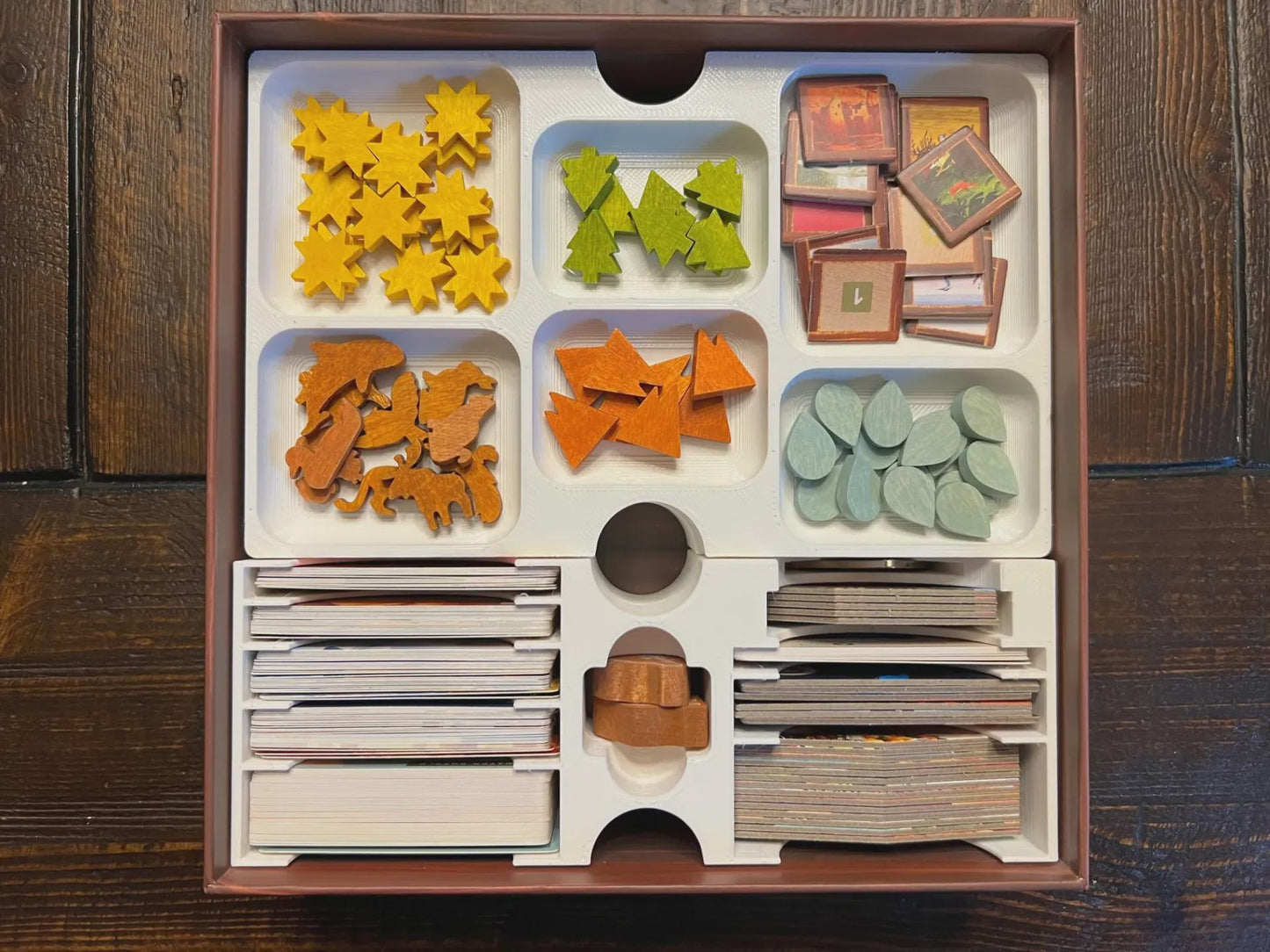 Parks Board Game Insert Organizer – Holds Nightfall & Wildlife Expansions, 3D Printed using Solar Power - KreativLayers