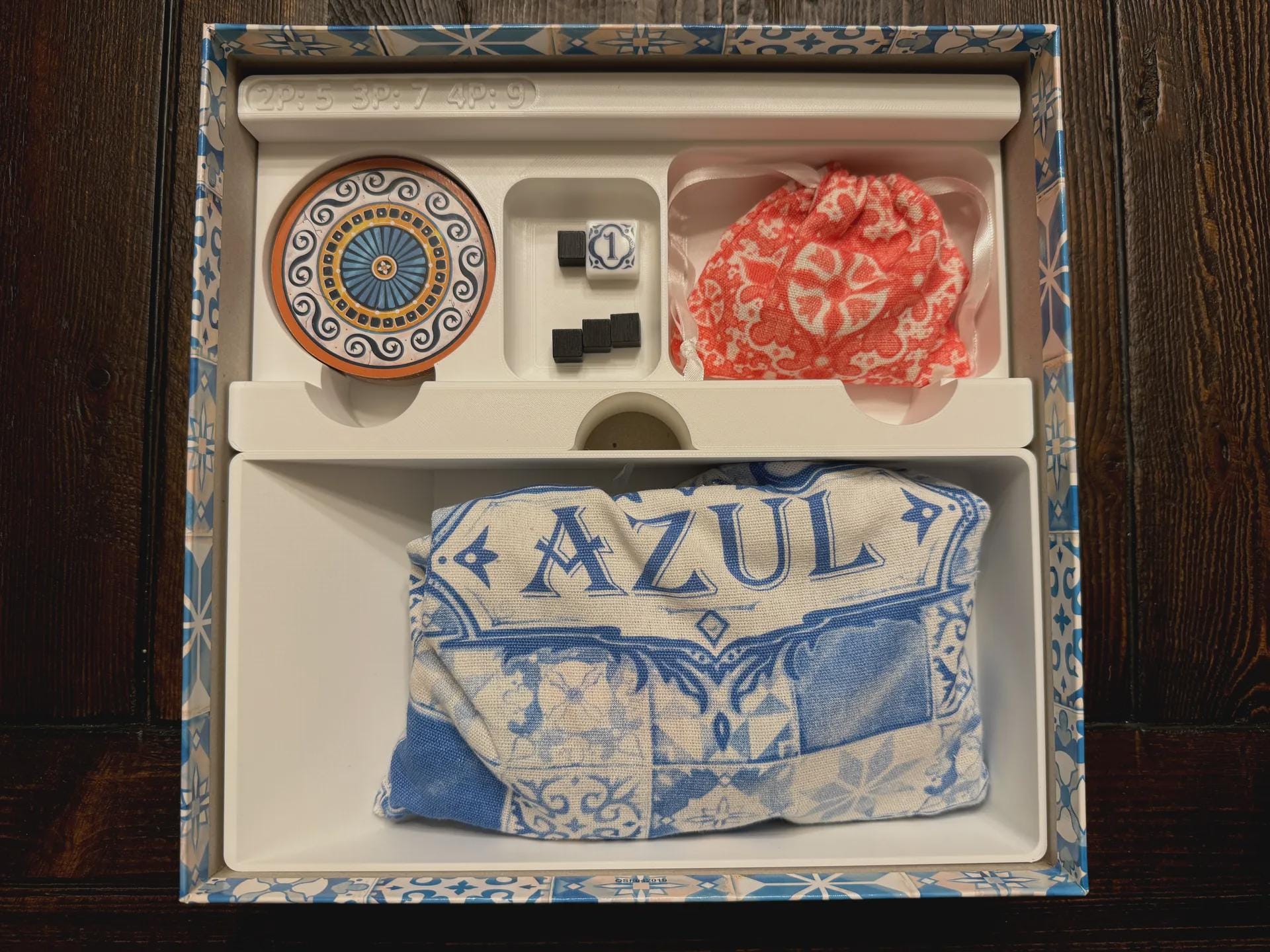 Azul Game Organizer – Supports Crystal Mosaic, Special Factories & Joker Promo, 3D Printed in a Eco Friendly Print Farm - KreativLayers