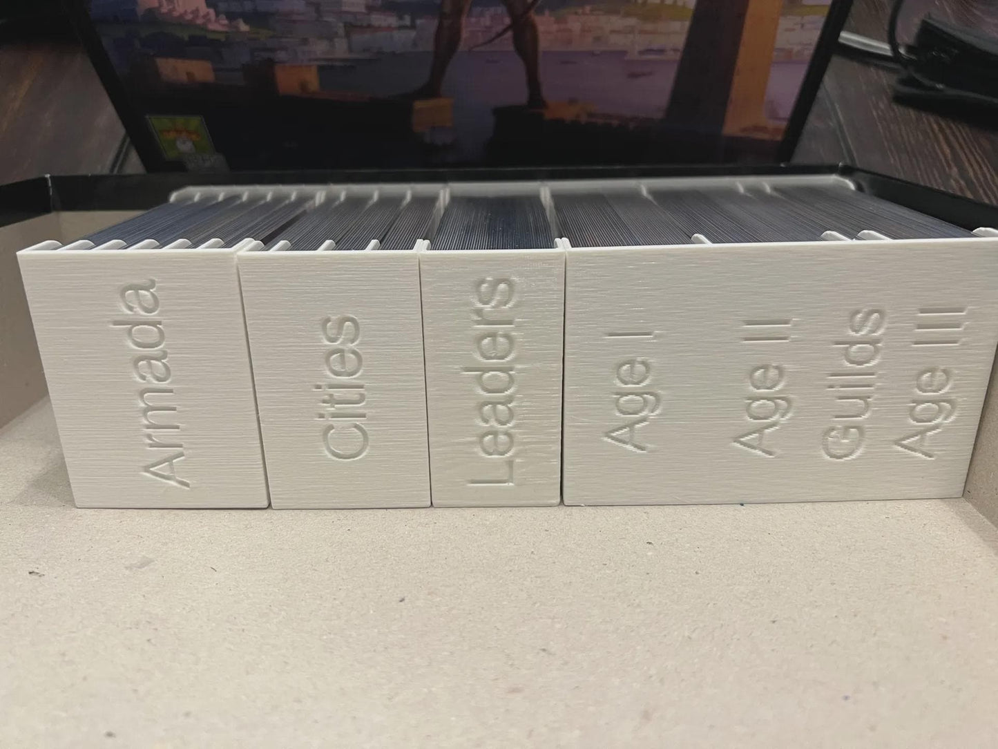 7 Wonders Second Edition Insert – Holds Edifice, Leaders, Cities & Armada Expansions, Eco Friendly Studio