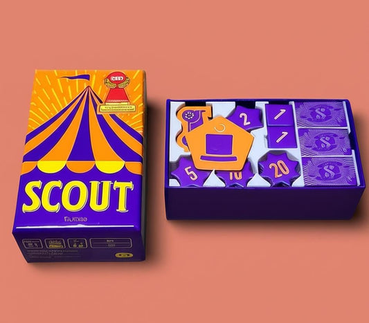 Scout Card Game Improved Token Organizer Insert - Using Solar Power, Sustainable Material and HiTech Bambu Lab Printer Setup