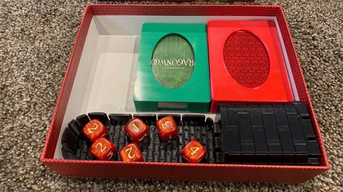 Dragonwood Game Organizer - Improved - Made by High End Bambu Lab Printers run on Solar Power