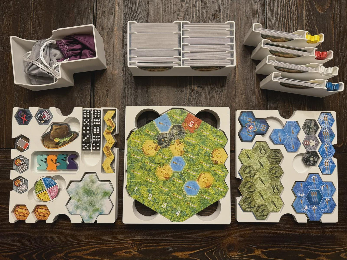 El Dorado Game Organizer – Lautapelit Edition, Holds All Expansions/Promos, Printed In A Eco Friendly Studio