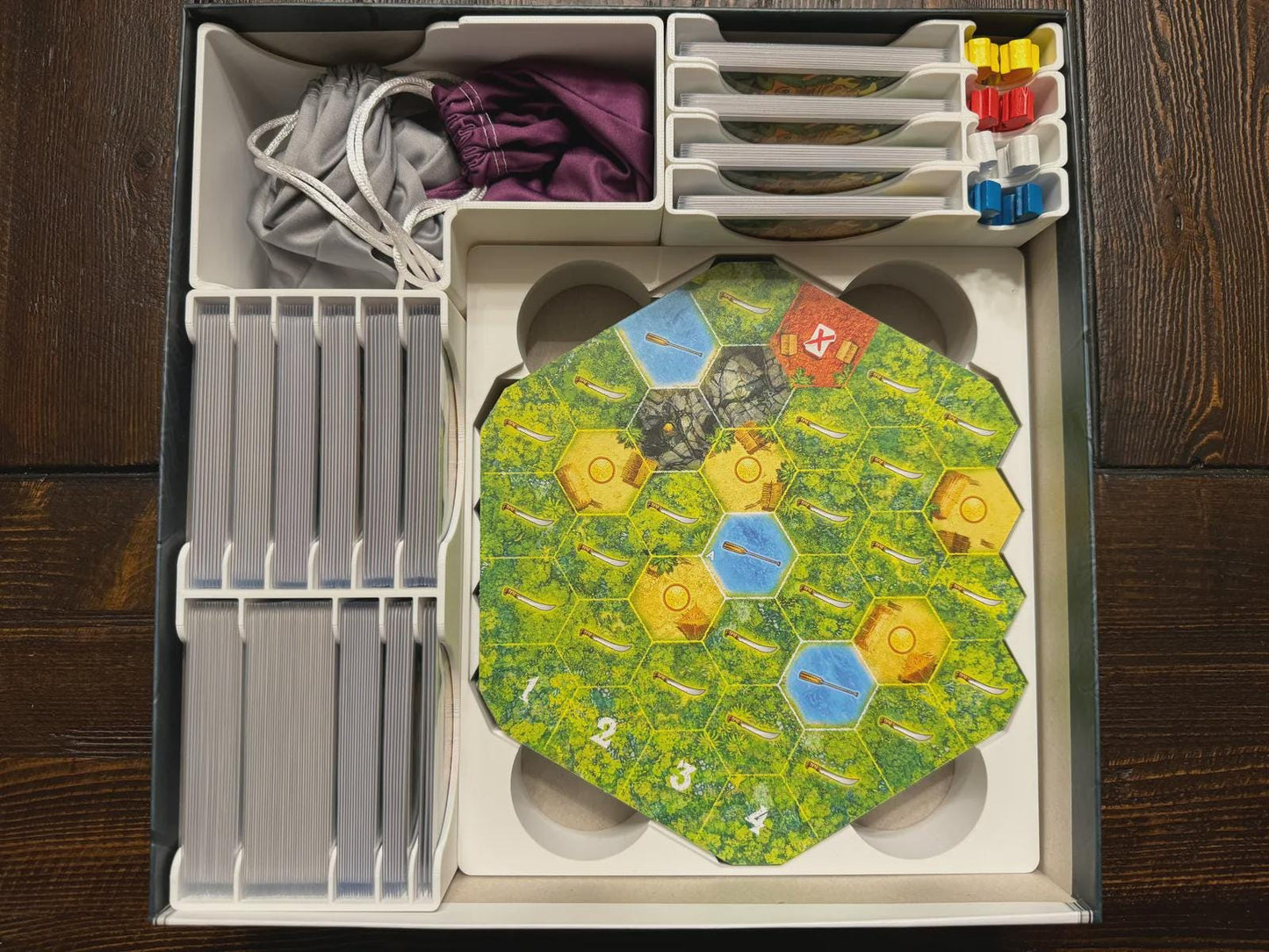 El Dorado Game Organizer – Lautapelit Edition, Holds All Expansions/Promos, Printed In A Eco Friendly Studio