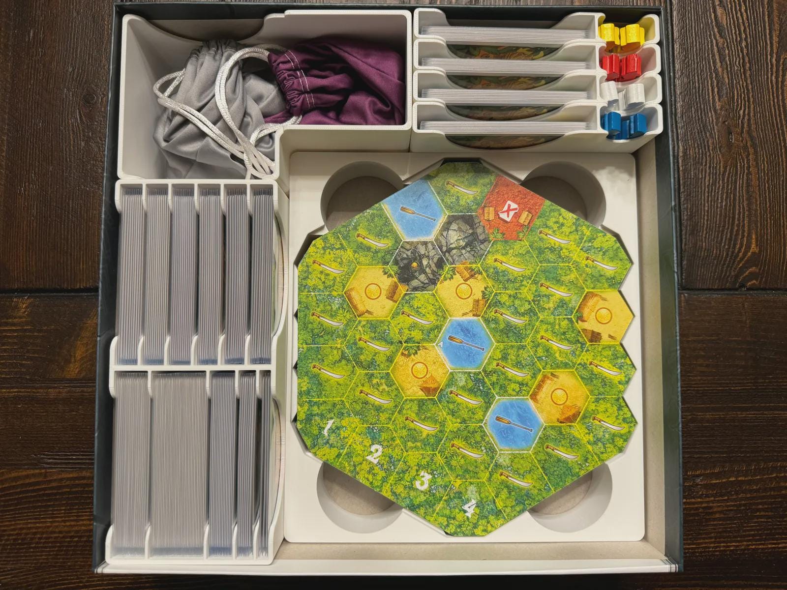 El Dorado Game Organizer – Lautapelit Edition, Holds All Expansions/Promos, Printed In A Eco Friendly Studio