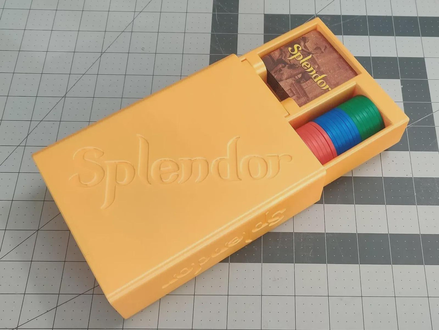 Splendor Game Organizer - Compact Travel Box for Splendor - Eco Friendly 3D Printing Studio