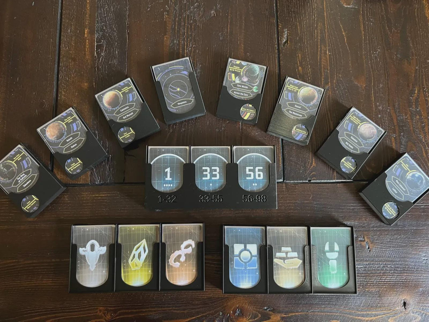 Star Wars Outer Rim Organizer – 3D Printed Insert for Base Game + Unfinished Business Expansion, Eco-Friendly Studio - KreativLayers
