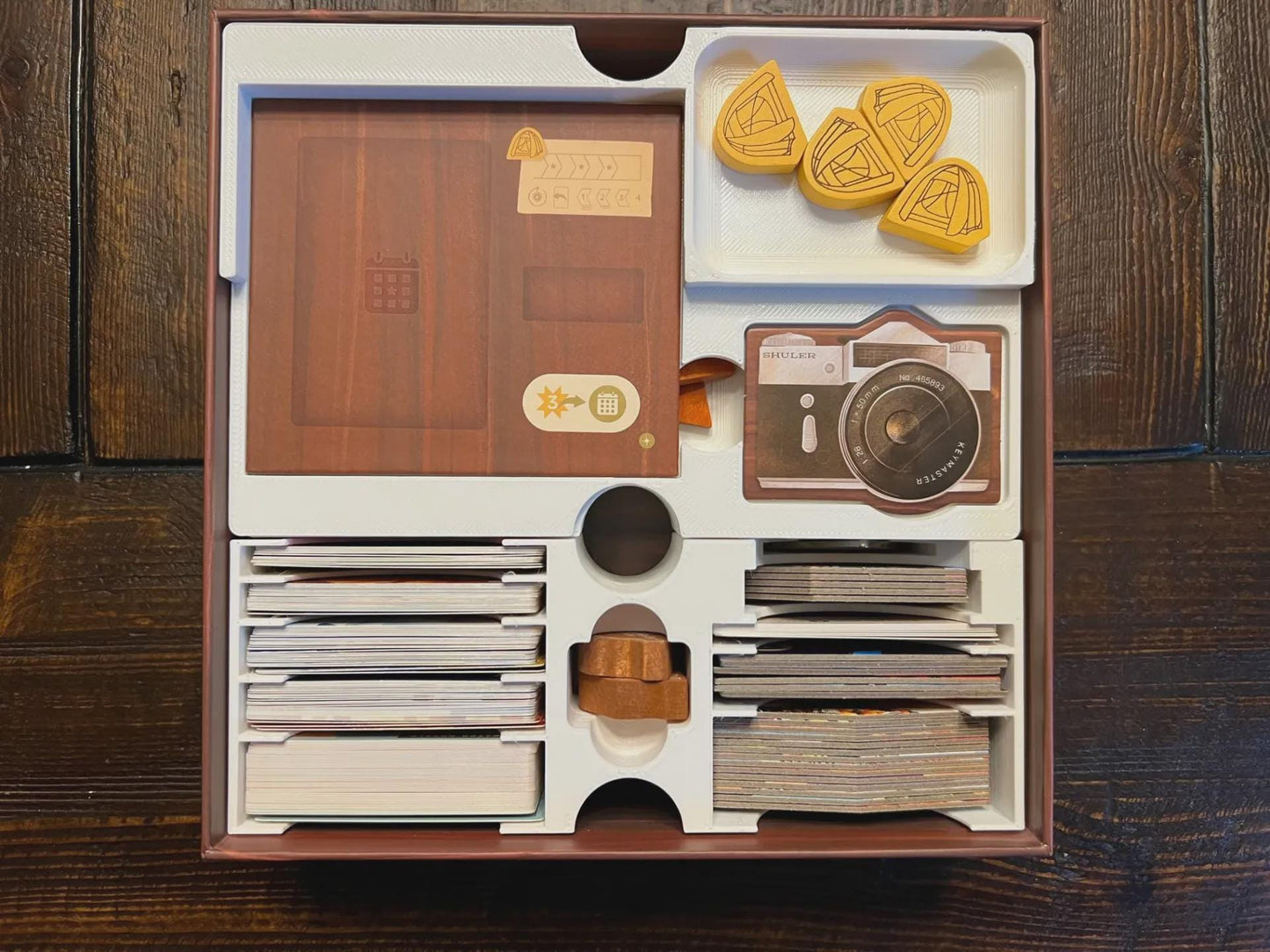 Parks Board Game Insert Organizer – Holds Nightfall & Wildlife Expansions, 3D Printed using Solar Power - KreativLayers