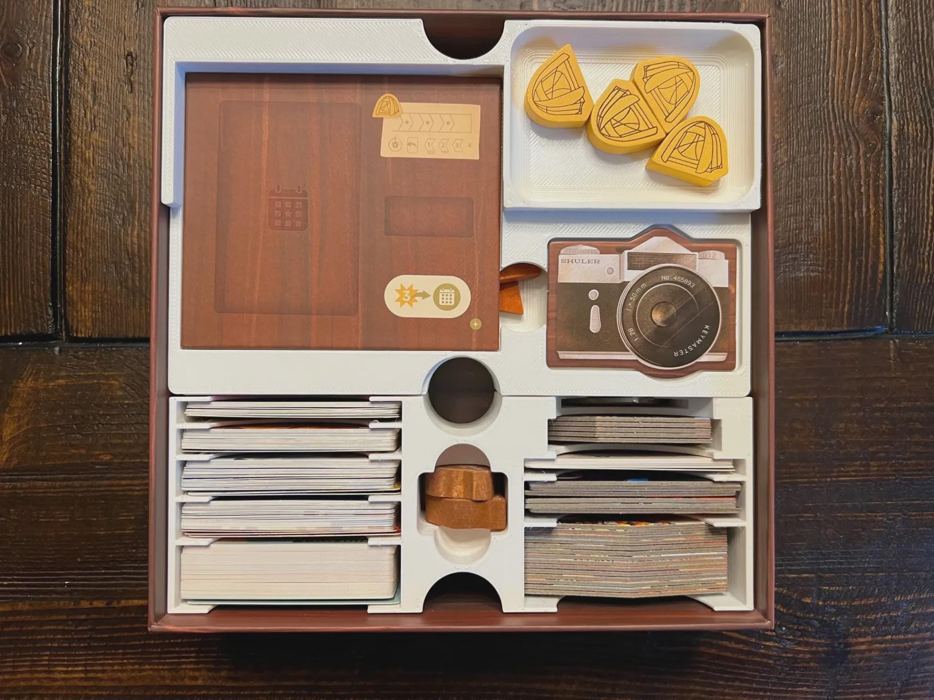 Parks Board Game Insert Organizer – Holds Nightfall & Wildlife Expansions, 3D Printed using Solar Power - KreativLayers