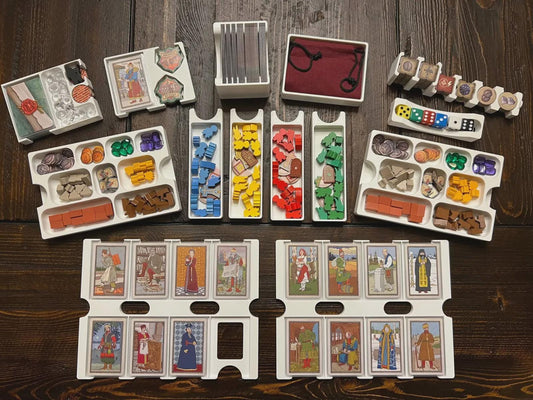 Red Cathedral Organizer with Contractors Expansion, Eco-Friendly Solar Powered 3D Studio - KreativLayers