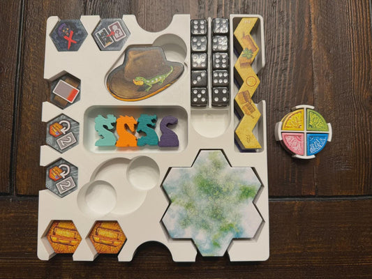 El Dorado Game Organizer – Lautapelit Edition, Holds All Expansions/Promos, Printed In A Eco Friendly Studio