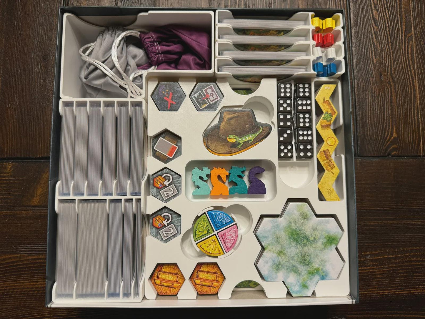 El Dorado Game Organizer – Lautapelit Edition, Holds All Expansions/Promos, Printed In A Eco Friendly Studio