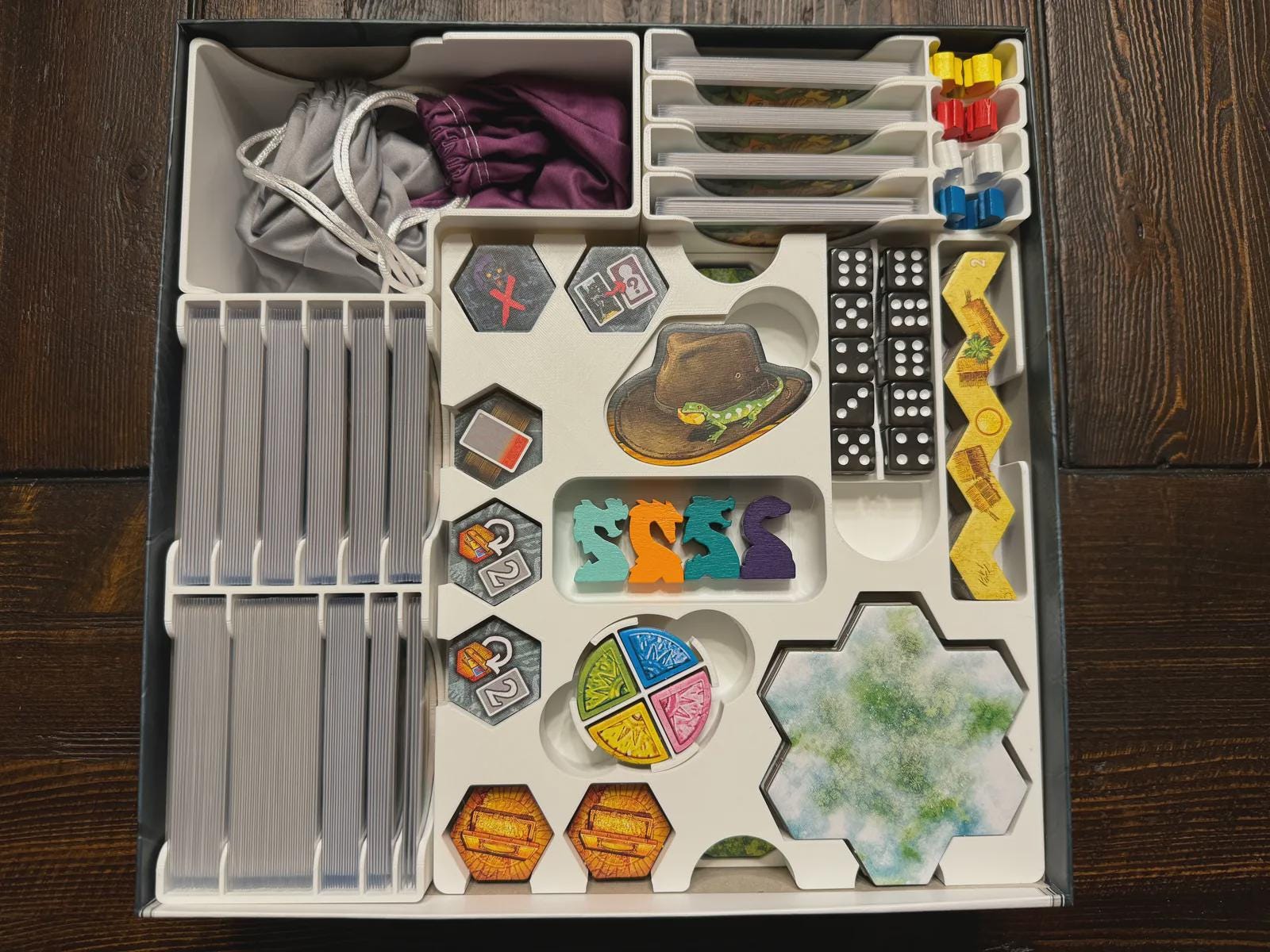 El Dorado Game Organizer – Lautapelit Edition, Holds All Expansions/Promos, Printed In A Eco Friendly Studio