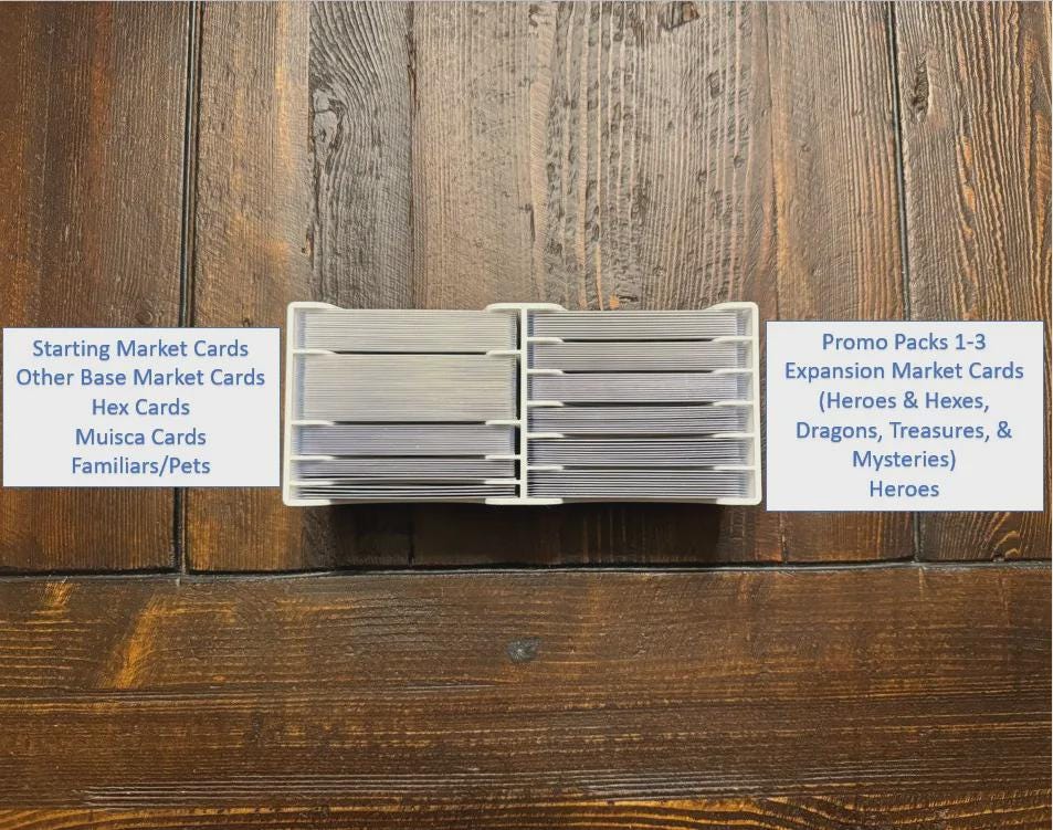 El Dorado Game Organizer – Lautapelit Edition, Holds All Expansions/Promos, Printed In A Eco Friendly Studio