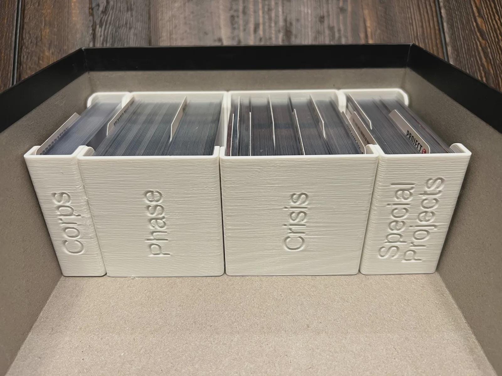 Terraforming Mars: Ares Expedition Insert / Organizer - Holds Discovery, Foundations, and Crisis Expansions - Eco Friendly - KreativLayers