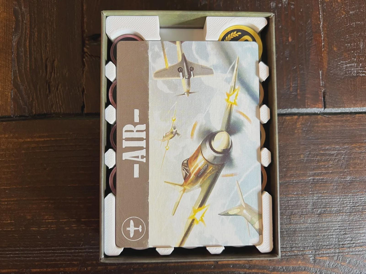 Air, Land, & Sea Insert / Organizer with Spies, Lies, and Supplies Expansion - Made using Solar Power