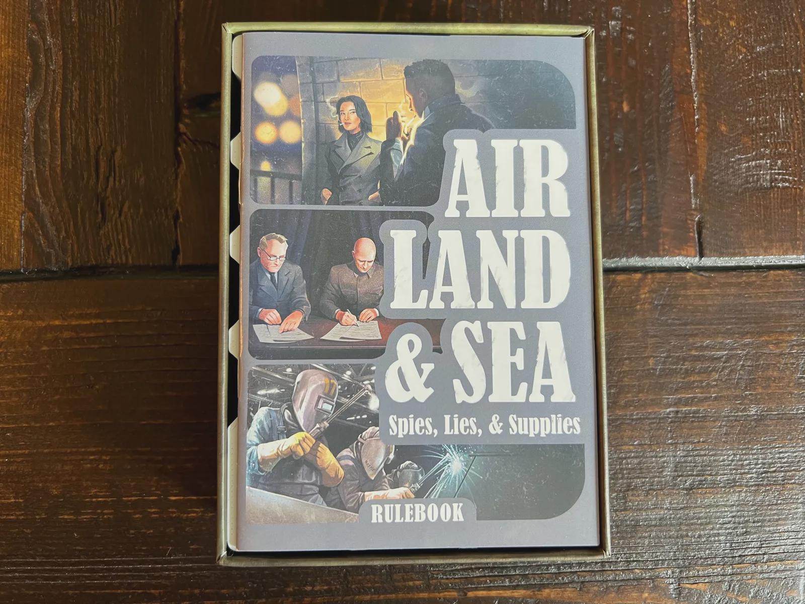 Air, Land, & Sea Insert / Organizer with Spies, Lies, and Supplies Expansion - Made using Solar Power