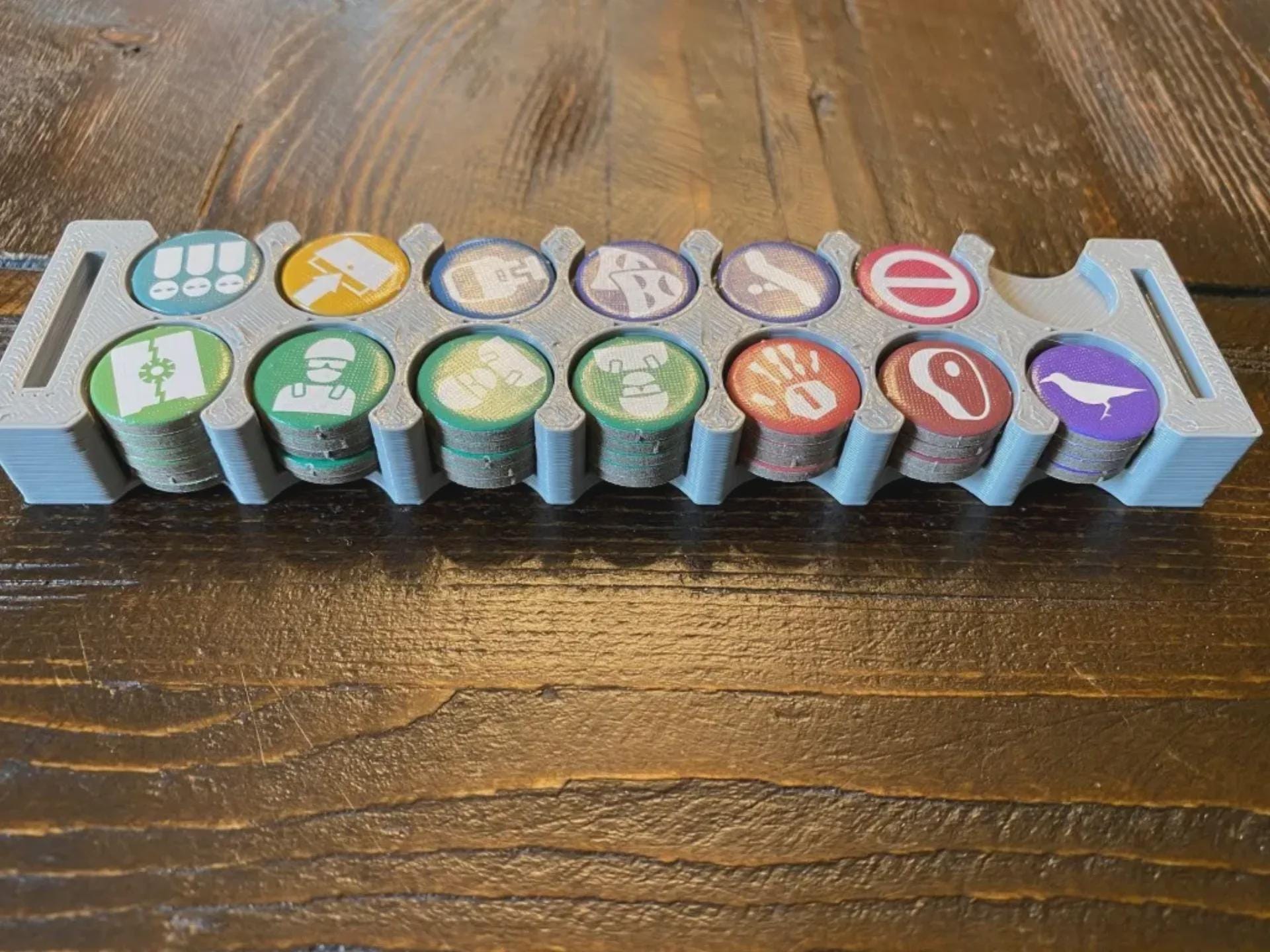 Burgle Bros. 2 Board Game Organizer - Made Using Solar Power and Sustainable Materials