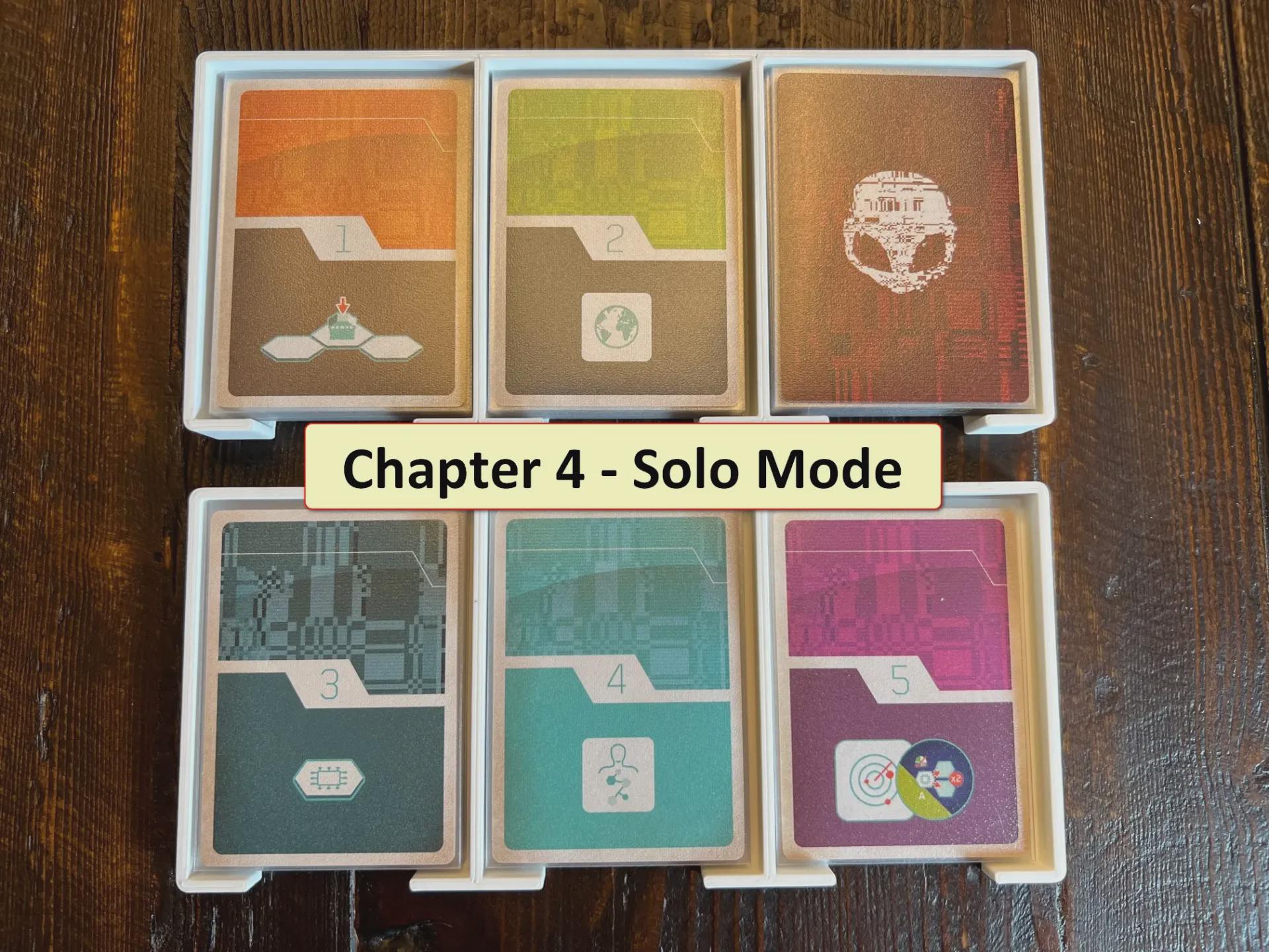 On Mars: Alien Invasion Board Game Insert / Organizer - Mase Using Solar Power and Sustainable Material