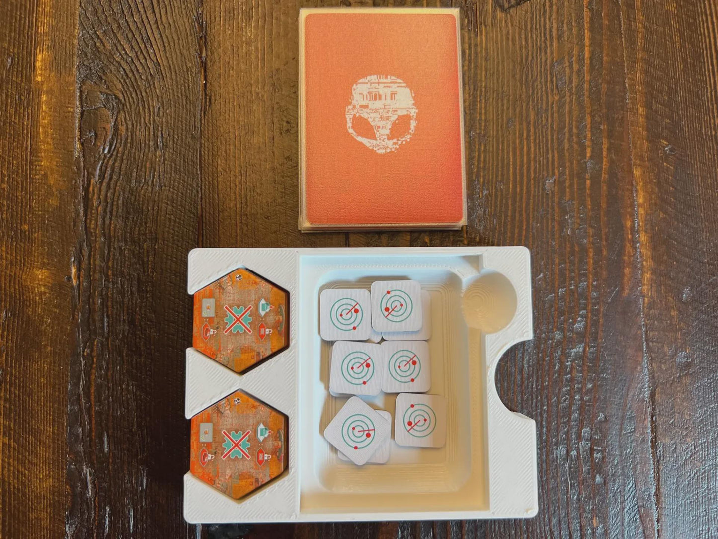 On Mars: Alien Invasion Board Game Insert / Organizer - Mase Using Solar Power and Sustainable Material