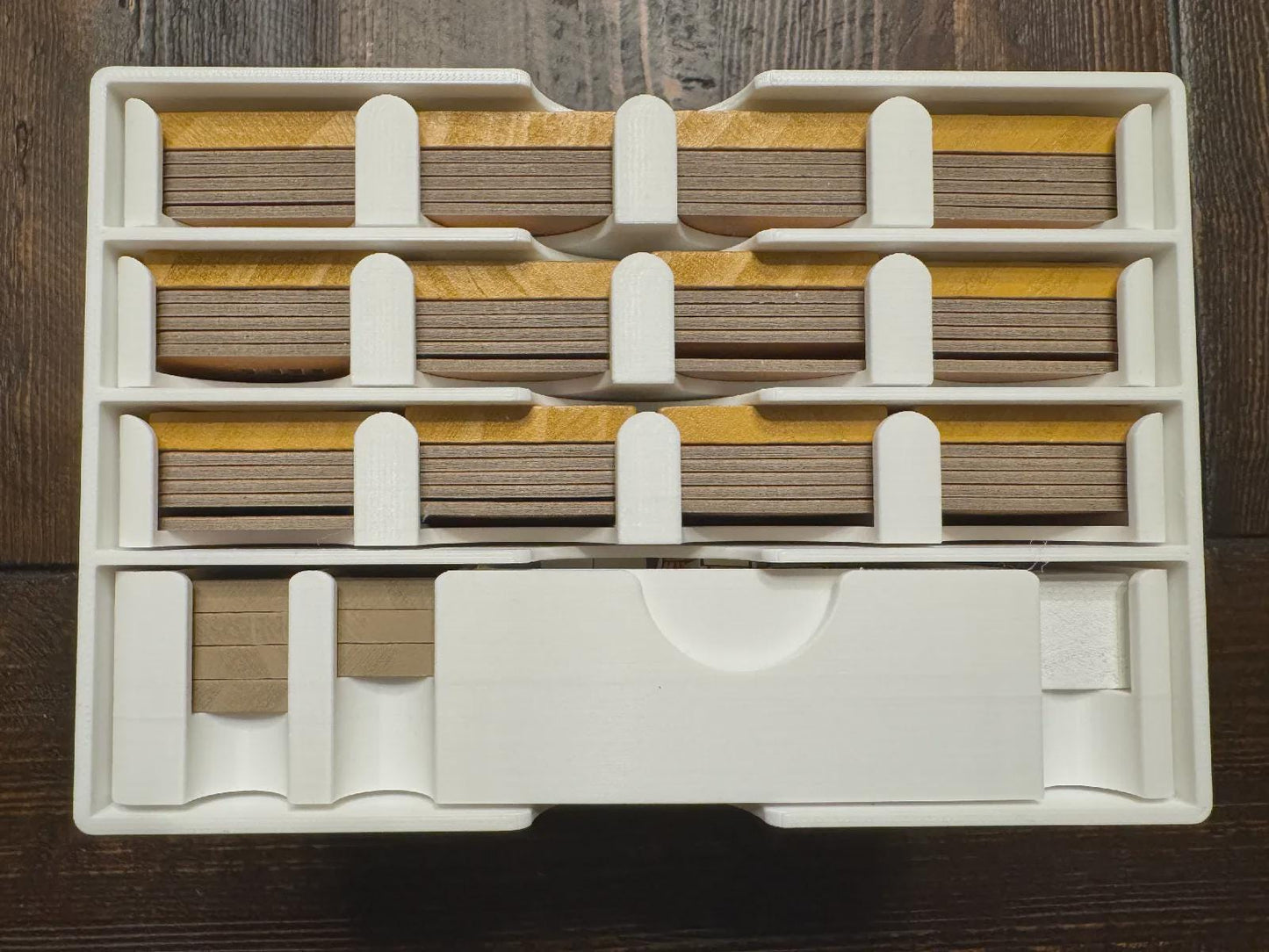 Teotihuacan Deluxe Master Set Insert / Organizer - Fits 5th Player Expansion - Eco Friendly 3D Printing Studio