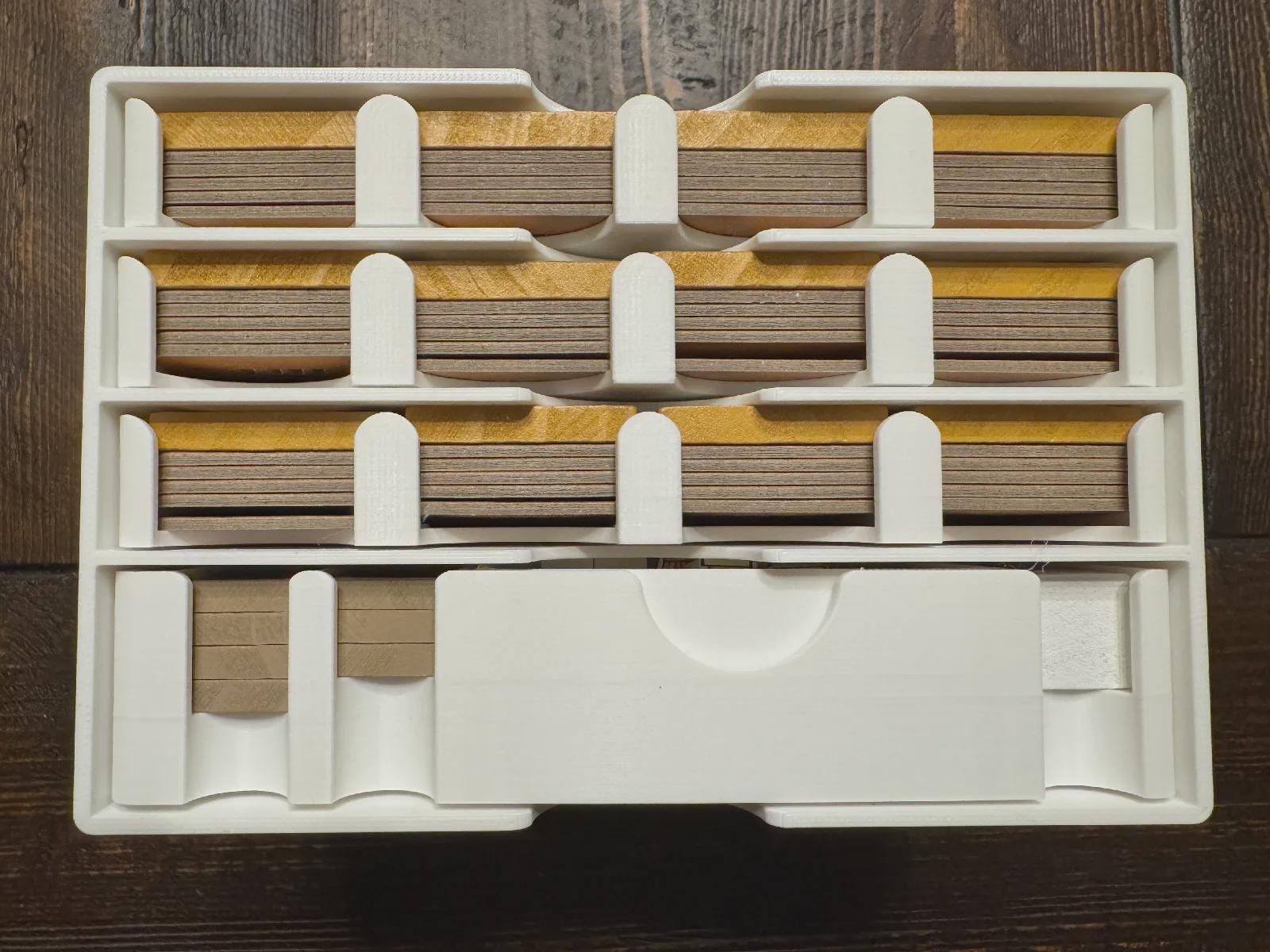 Teotihuacan Deluxe Master Set Insert / Organizer - Fits 5th Player Expansion - Eco Friendly 3D Printing Studio