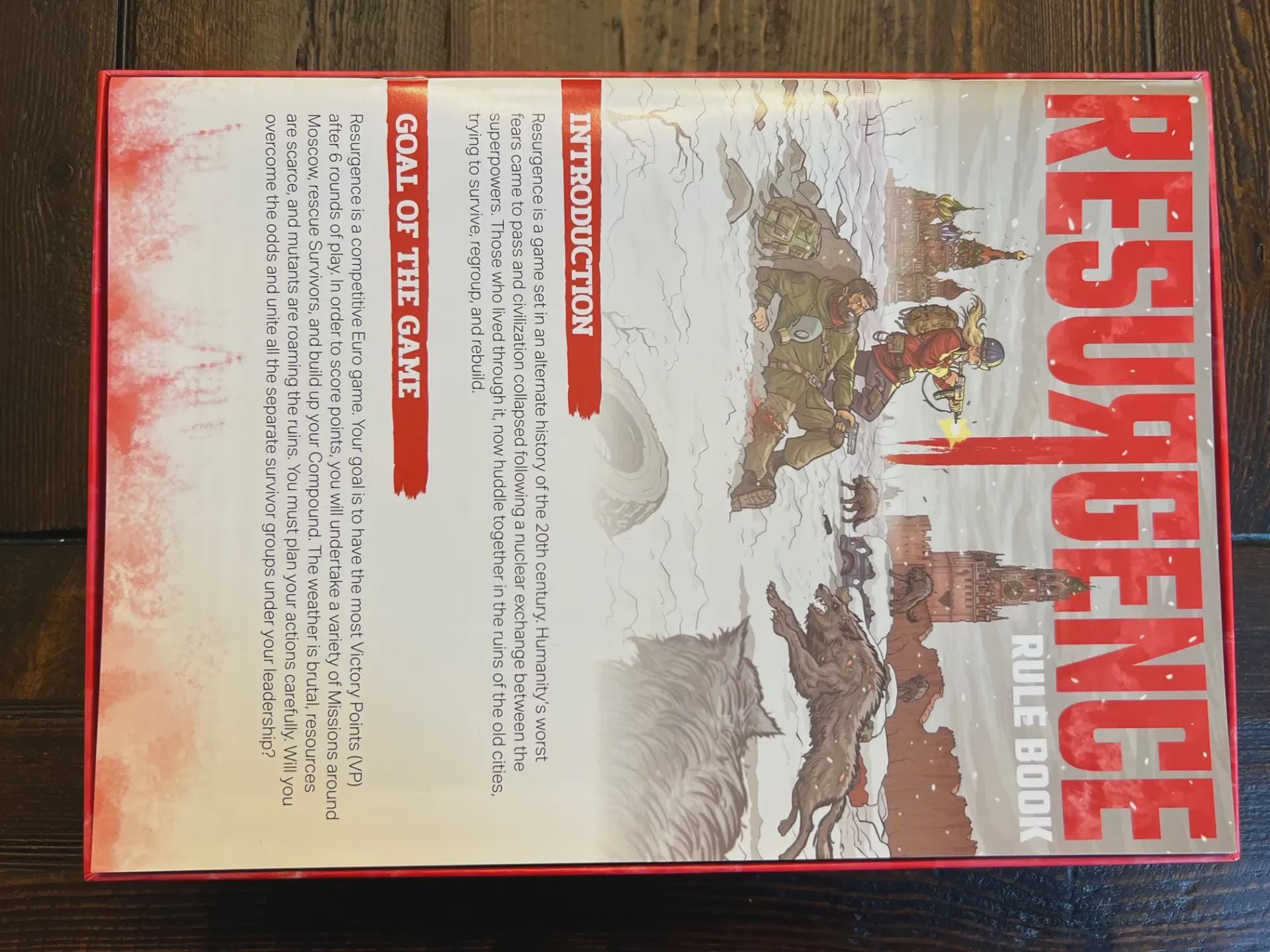 Resurgence Board Game Insert / Organizer - Made using Solar Power and Sustainable Materials