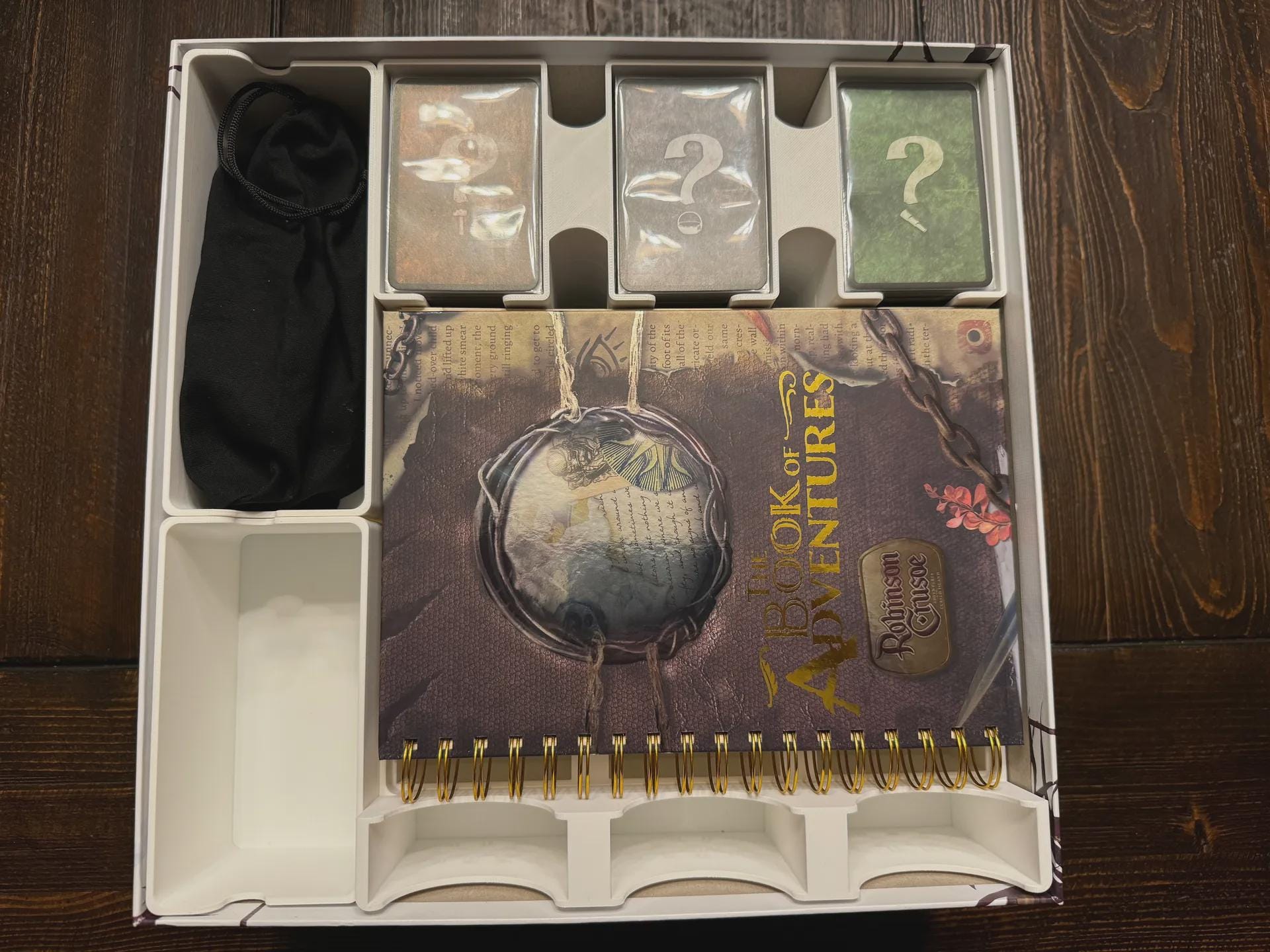 Robinson Crusoe Gamefound Collector's Edition Board Game Insert / Organizer - Made using Solar Power