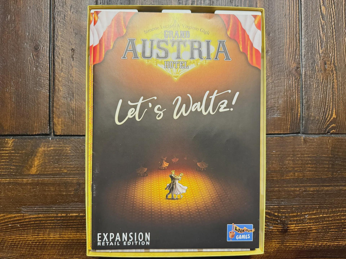 Grand Austria Hotel and Let's Waltz Insert / Organizer - Holds Meeple Source Food Upgrades Made using Solar Power