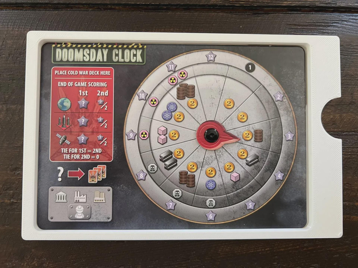 Manhattan Project Energy Empire and Cold War Expansion Insert / Organizer - 3D Printed using Solar Power