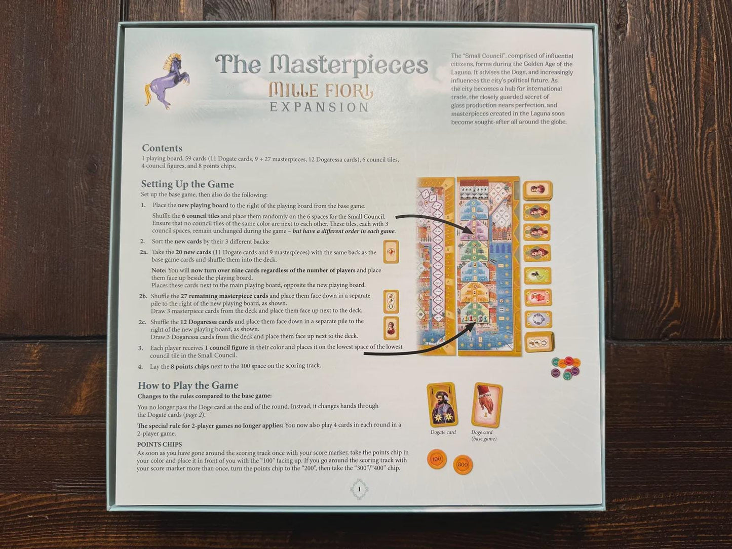 Mille Fiori Board Game Organizer / Insert - Eco Friendly 3D Printing Studio, Using Solar Power and Sustainable Material