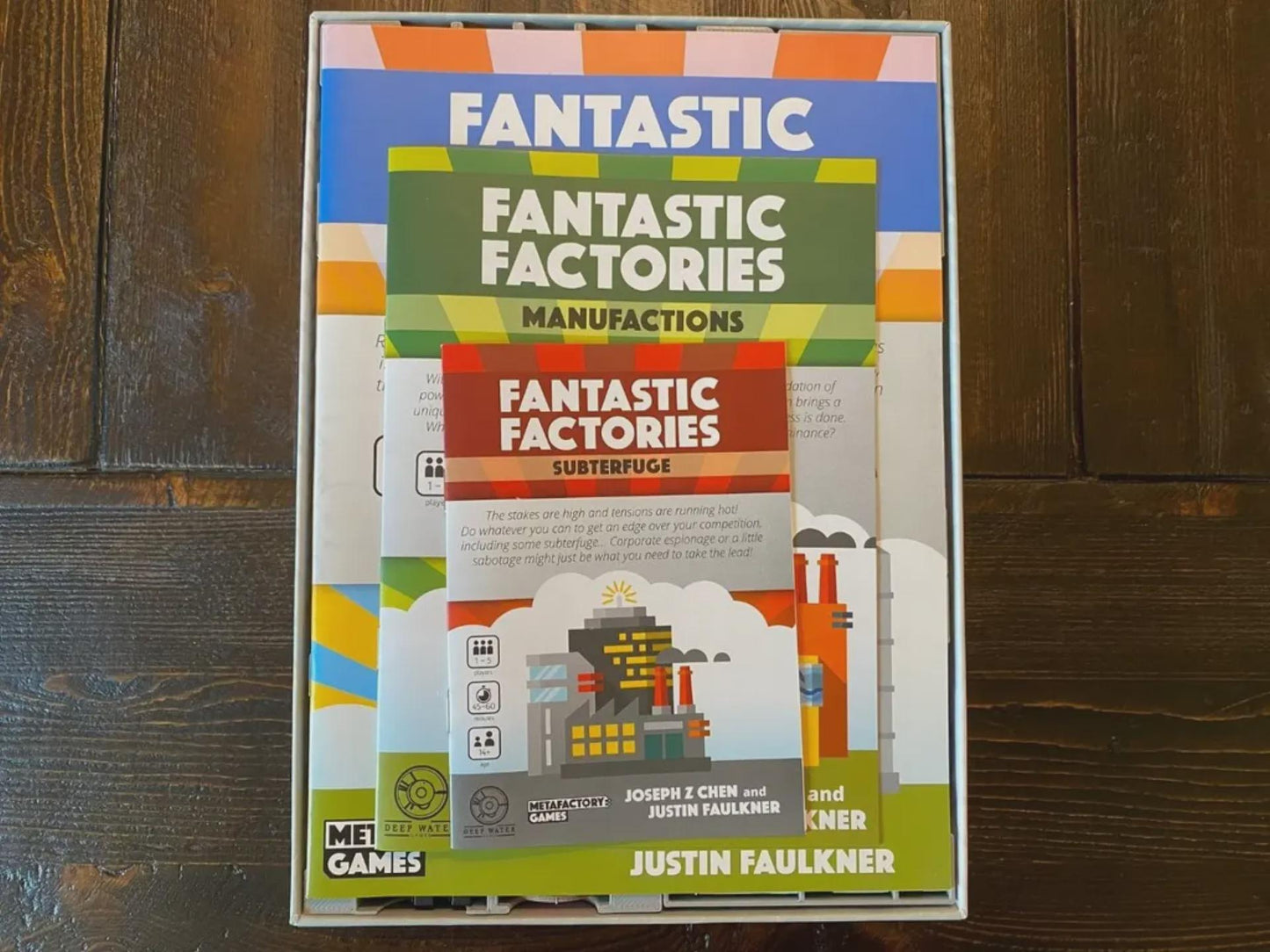 Fantastic Factories Organizer with Expansions – Holds Manufactions & Subterfuge Expansions | Eco Friendly 3D Farm