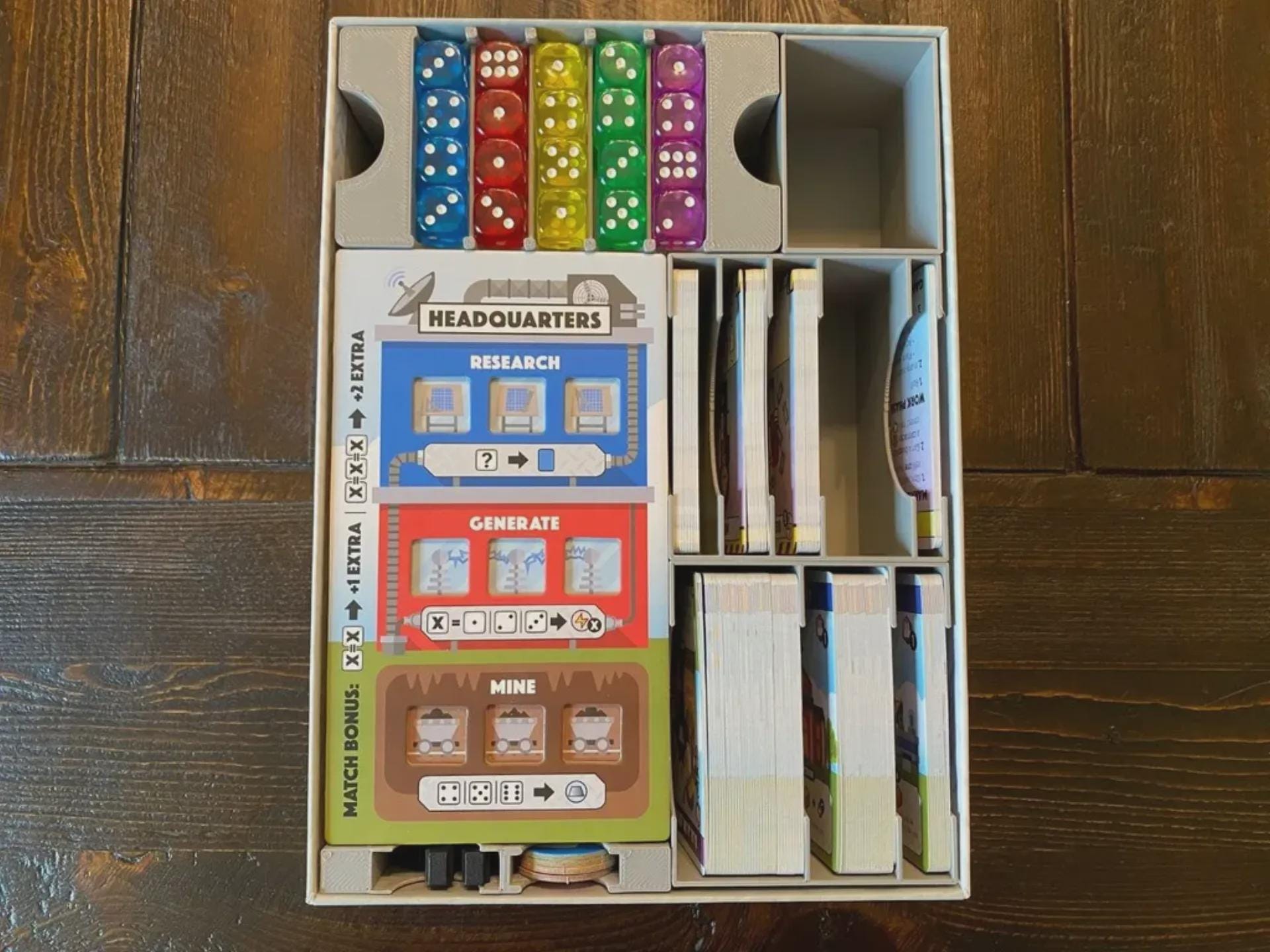 Fantastic Factories Organizer with Expansions – Holds Manufactions & Subterfuge Expansions | Eco Friendly 3D Farm