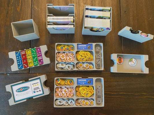 Fantastic Factories Organizer with Expansions – Holds Manufactions & Subterfuge Expansions | Eco Friendly 3D Farm